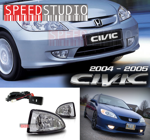 ไฟตัดหมอก สปอร์ทไลท์ honda civic 2004 - 2005