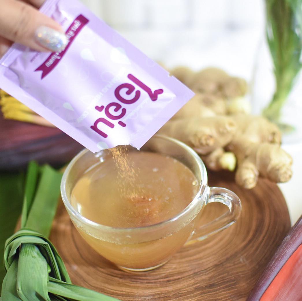 ไออุ่น เครื่องดื่มหัวปลี ชนิดผง สูตรหัวปลี ขิง ใบเตย