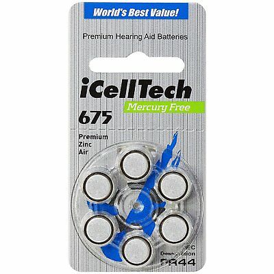 ถ่านเครื่องช่วยฟัง iCellTech เบอร์ 675