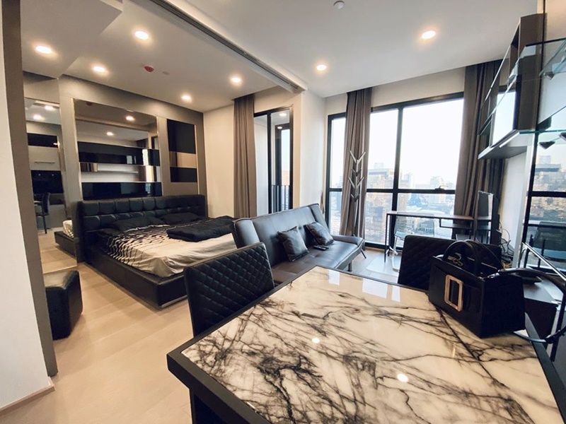 ให้เช่าคอนโด แอชตัน จุฬา-สีลม พื้นที่ 31 ตรม. 1 ห้องนอน ให้เช่า 28,500 บ/ด