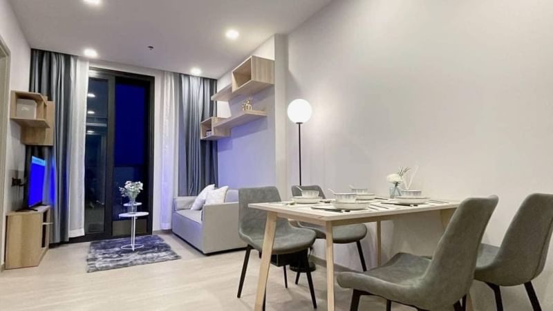 ให้เช่าคอนโด วันไนน์ไฟว์ อโศก-พระราม 9 พื้นที่ 38 ตรม. 1 ห้องนอน เช่า 30,000 บ/ด