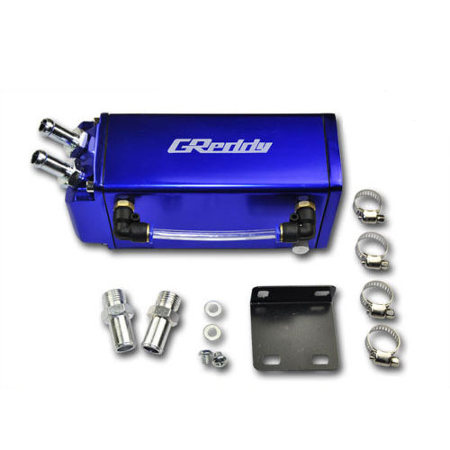 Greddy ถังดักไอน้ำมันเครื่อง ทรงเหลี่ยม (สีน้ำเงิน)