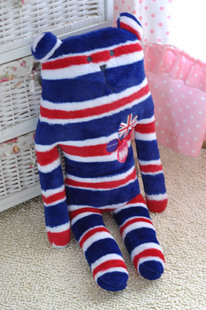 ตุ๊กตา คราฟท์ Craft Accent ลายน้ำเงิน+ขาว+แดง ขนาด 80 cm