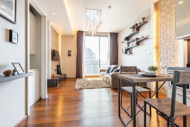 ให้เช่าคอนโด ควอทโทร บาย แสนสิริ พื้นที่ 55 ตร.ม. 1 ห้องนอน ให้เช่า 50,000 บ/ด