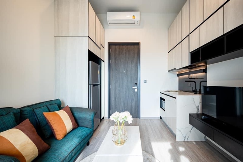 ให้เช่าคอนโด เดอะไลน์ สุขุมวิท 101 พื้นที่ 27.51 ตร.ม. 1 ห้องนอน เช่า 14,000 บ/ด