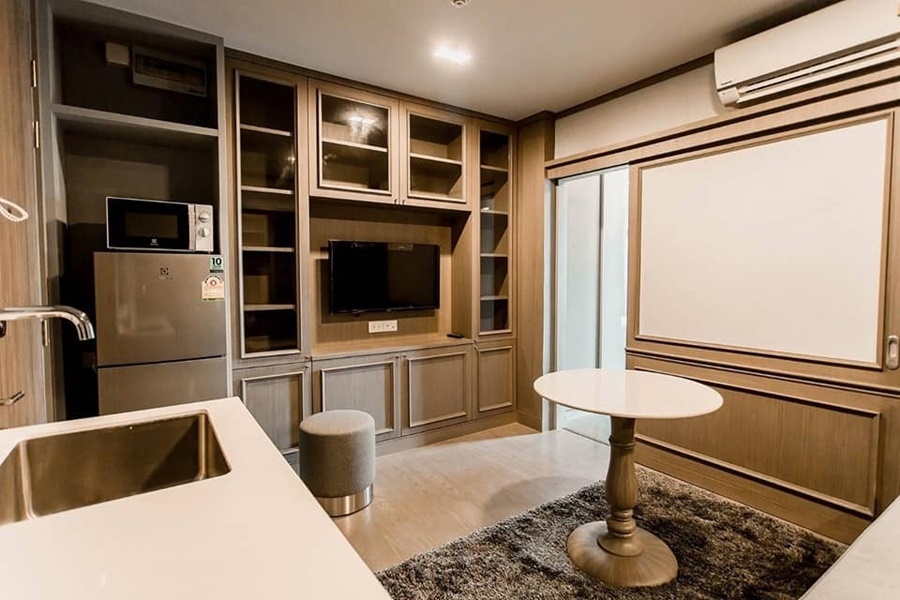 ให้เช่าคอนโด เอ สเปซ ไอดี อโศก-รัชดา พื้นที่ 33.34 ตร.ม. 1 ห้องนอน เช่า 14,500 บ/ด