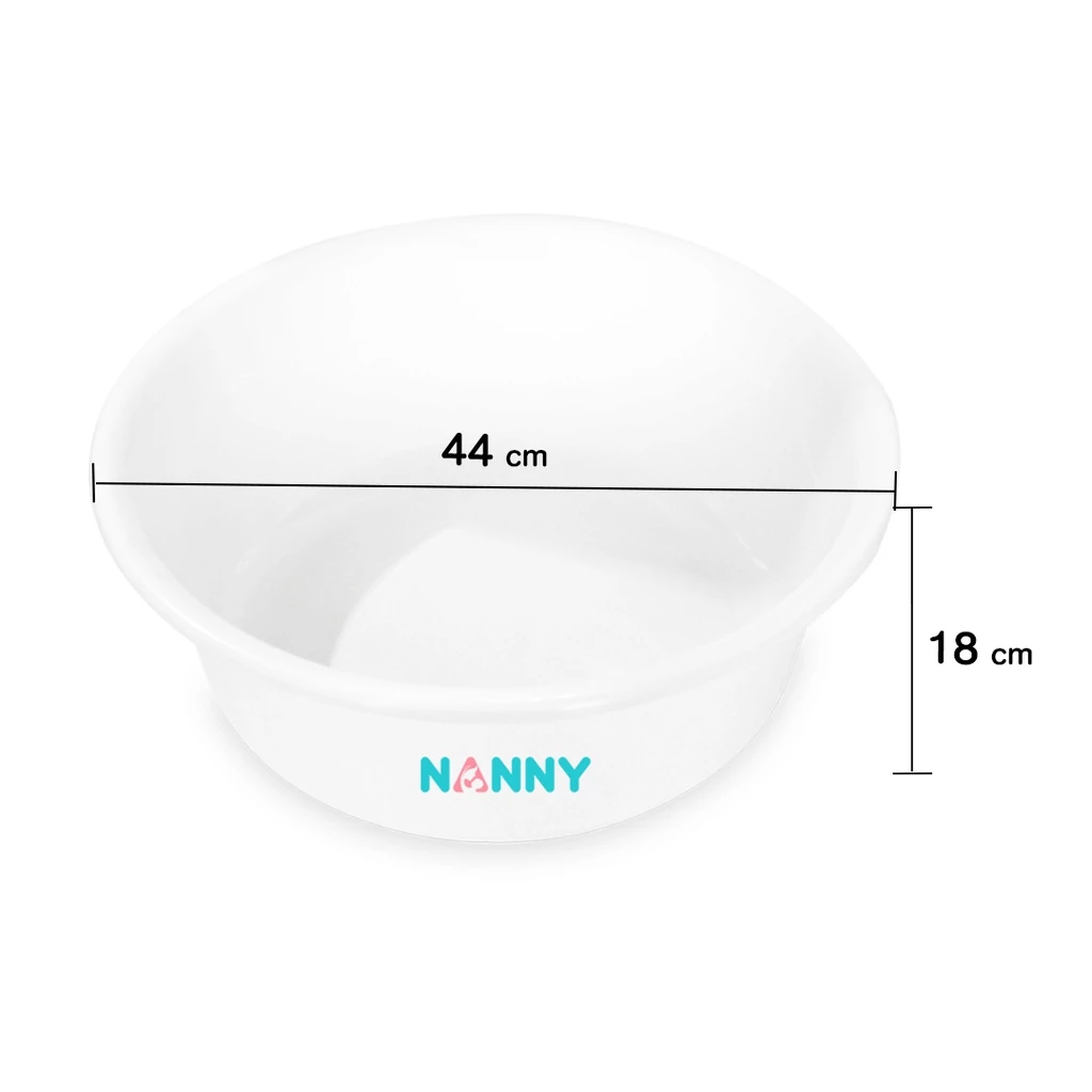 Nanny Micro อ่างซักผ้าอ้อมเด็ก อ่างน้ำอเนกประสงค์ ขนาด 34 cm. และ 44 cm.