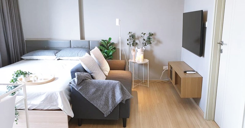 ให้เช่าคอนโด เดอะ เบส พระราม 9-รามคำแหง พื้นที่ 26.5 ตร.ม. สตูดิโอ เช่า 10,000 บ/ด