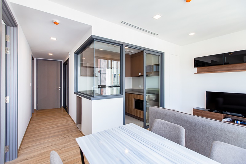 ให้เช่าคอนโด ทากะ เฮาส์ เอกมัย 12 พื้นที่ 54.5 ตร.ม. 2 ห้องนอน เช่า 38,000 บ/ด