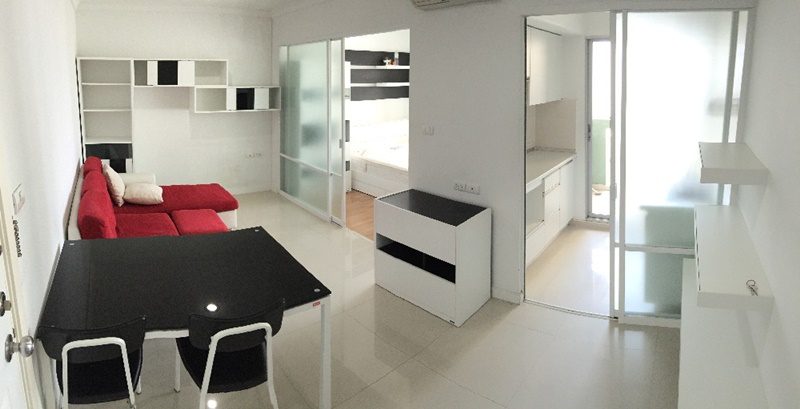 ให้เช่าคอนโด ลุมพินี เพลส พระราม 9 พื้นที่ 36 ตร.ม. 1 ห้องนอน เช่า 13,000 บ/ด