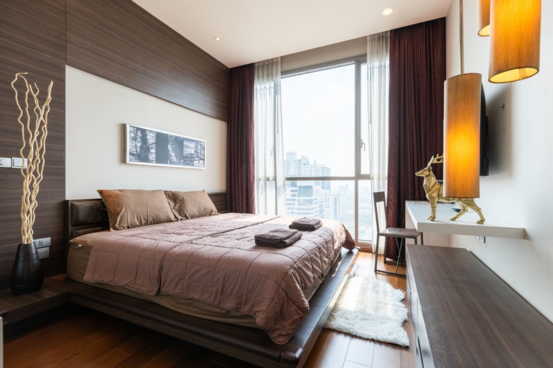 ให้เช่าคอนโด ควอทโทร บาย แสนสิริ พื้นที่ 55 ตร.ม. 1 ห้องนอน ให้เช่า 50,000 บ/ด