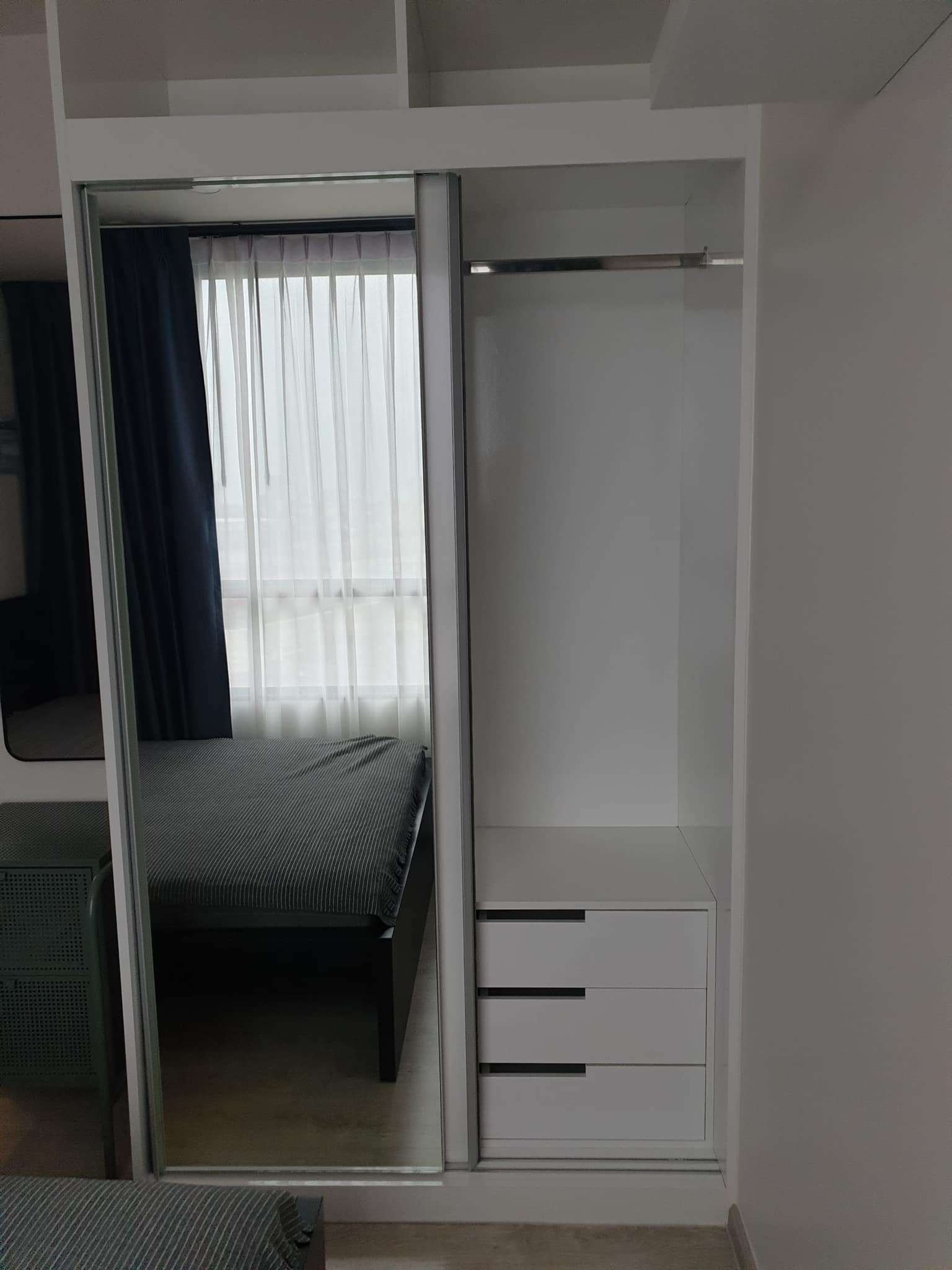 ให้เช่าคอนโด เดอะ ทรี จรัญ 30 พื้นที่ 27 ตรม. 1 ห้องนอน เช่า 11,000 /เดือน