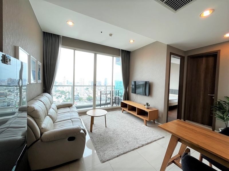 ให้เช่าคอนโด แม่น้ำ เรสซิเดนท์ 45 ตร.ม. 1 ห้องนอน เช่า 28,000 บ/ด