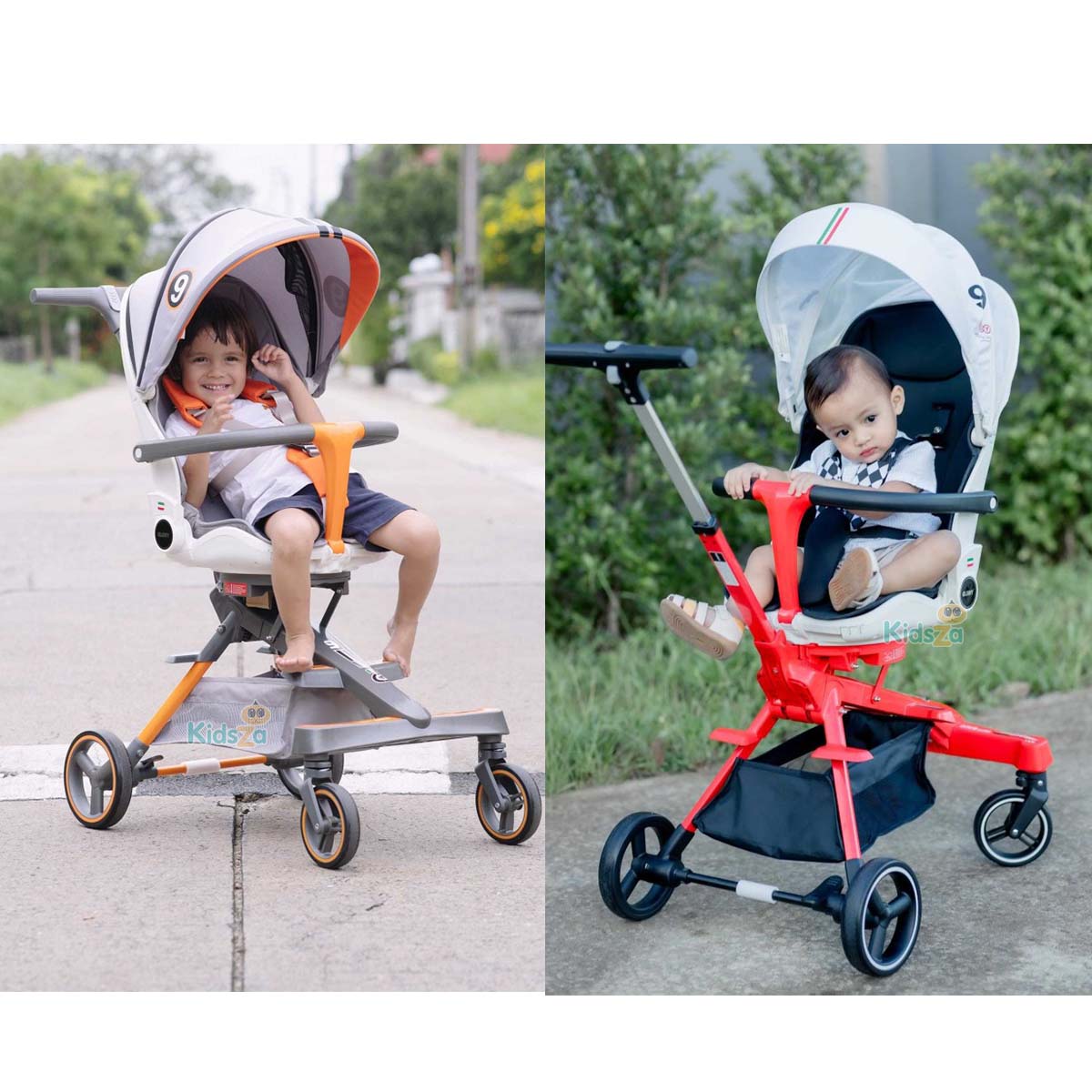 GLOWY Star รถเข็นเด็ก แรกเกิด - 3 ปี รุ่น Joy Stroller 0-15kg
