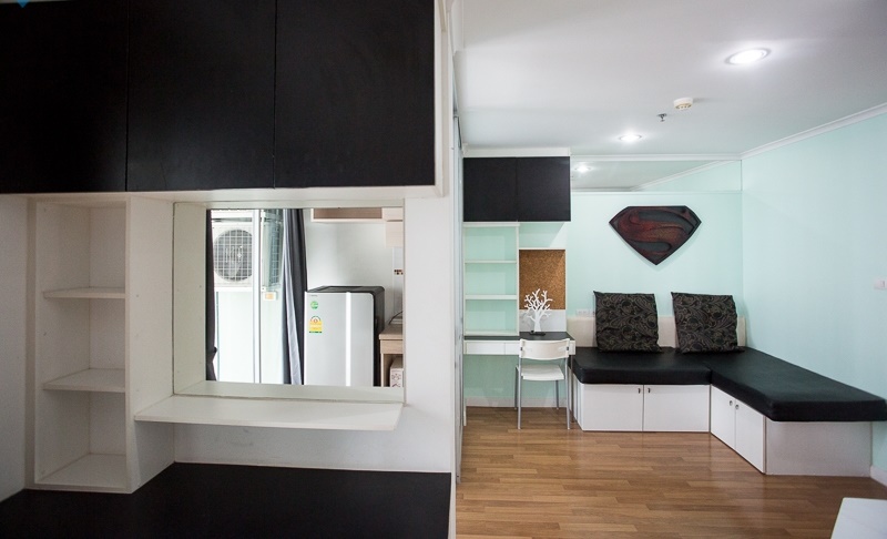 ให้เช่าคอนโด ลุมพินี เพลส รัชโยธิน พื้นที่ 28 ตร.ม. 1 ห้องนอน ให้เช่า 9,000 บ/ด