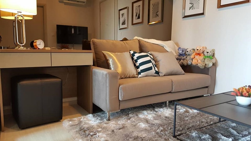 ให้เช่าคอนโด ไลฟ์ สุขุมวิท 48 พื้นที่ 34 ตร.ม. 1 ห้องนอน เช่า 18,500 บ/ด