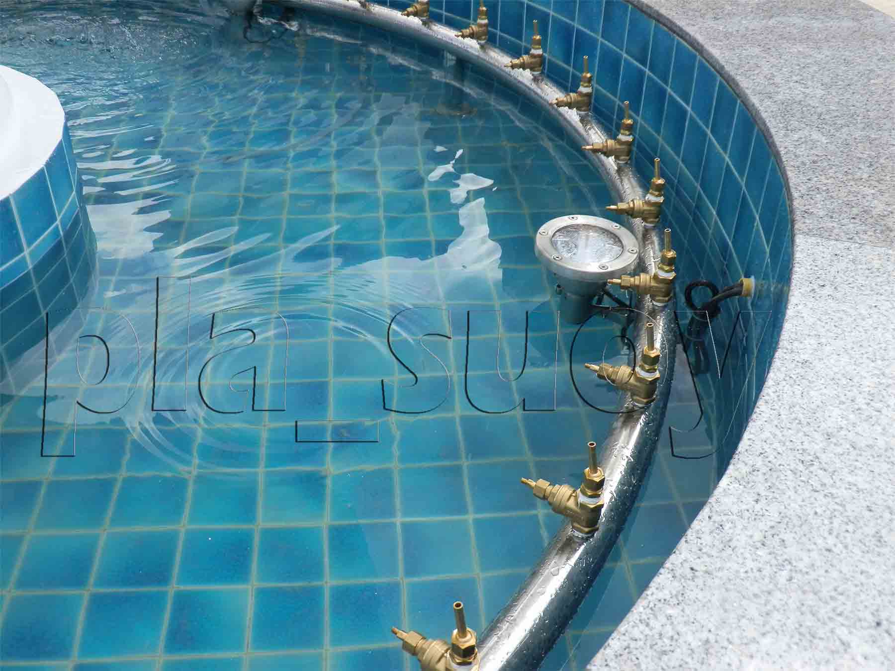 น้ำพุ ฮวงจุ้ย หน้าบ้าน คุณ สุรศักดิ์ เจ้าของ Polo Maker ที่ กาญจนบุรี