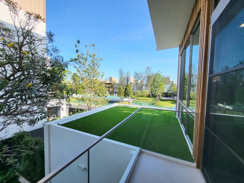 ให้เช่าบ้านเดี่ยว 3 ชั้น ย่านพระราม 9 พื้นที่ 324 ตร.ม. 3 ห้องนอน เช่า 250,000 บ/ด