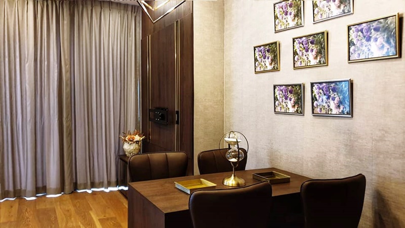 ให้เช่าคอนโด คิว ชิดลม-เพชรบุรี พื้นที่ 47 ตร.ม. 1 ห้องนอน เช่า 28,000 บ/ด