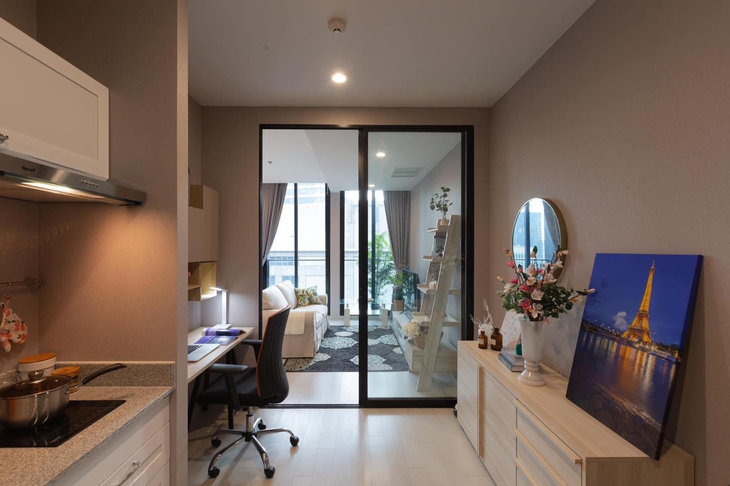 ให้เช่า Noble Ploenchit โนเบิล เพลินจิต 1ห้องนอน 1ห้องน้ำ ขนาด 45ตร.ม ชั้น2X ตึกC