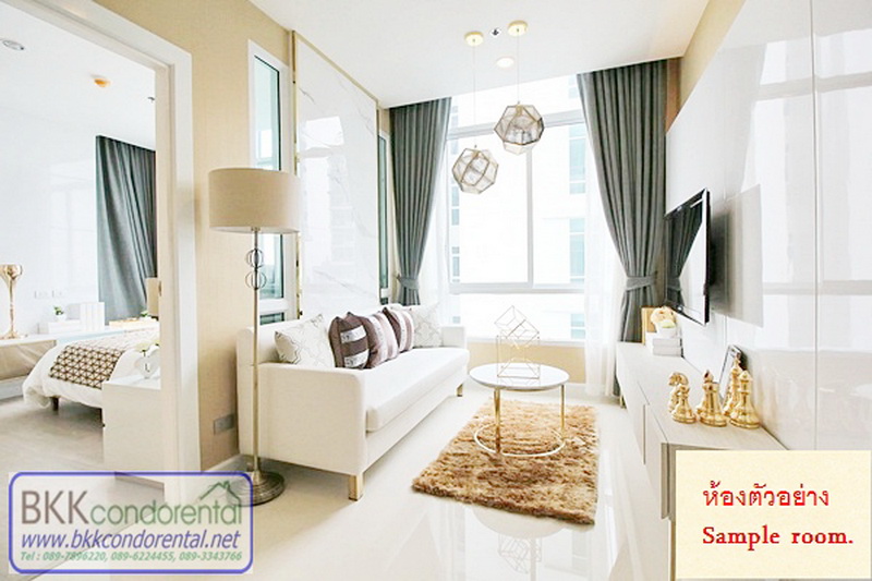 ให้เช่าคอนโด เดอะ สกาย สุขุมวิท พื้นที่ 25 ตรม. 1 ห้องนอน เช่า 15,000 บ/ด