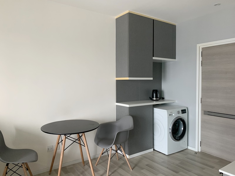 ให้เช่าคอนโด เดอะคีย์ สาทร-เจริญราษฎร์ พื้นที่ 33 ตร.ม. 1 ห้องนอน เช่า 13,000 บ/ด