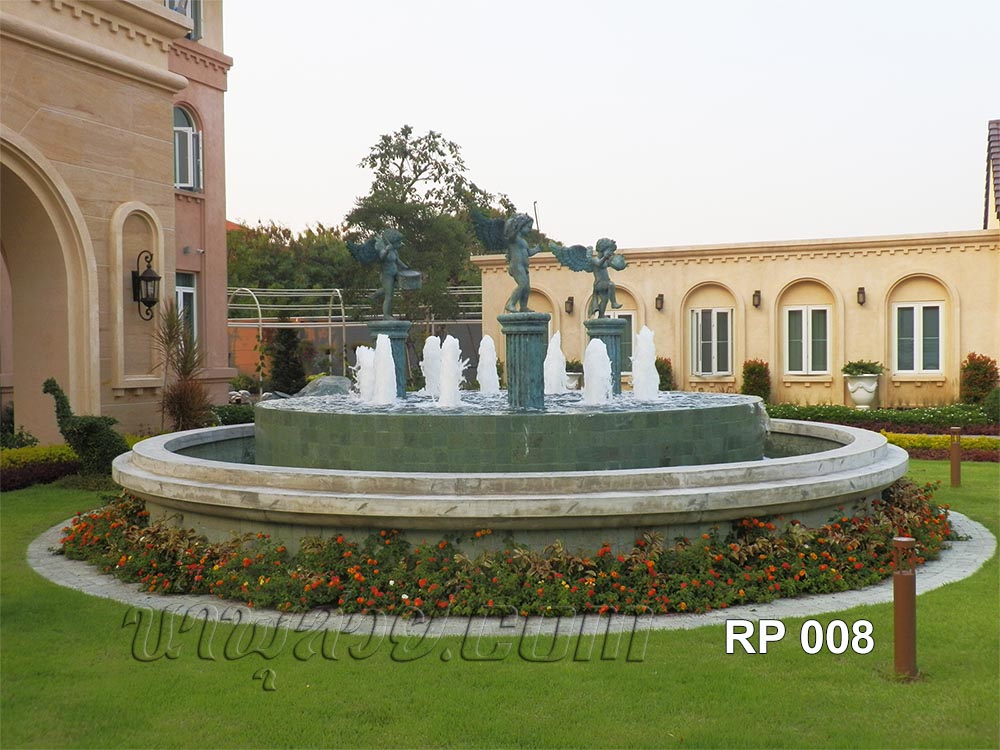 บ่อน้ำพุประติมากรรมคิวปิด ดนตรี