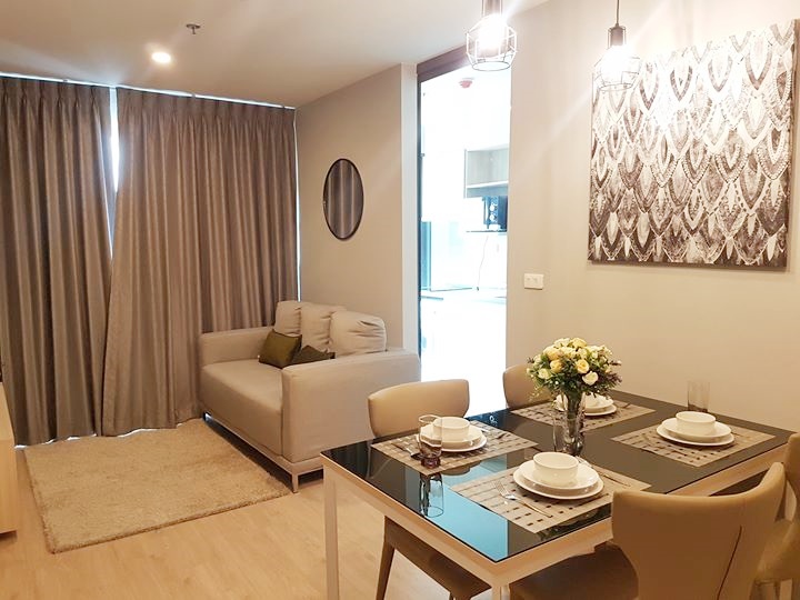 ให้เช่าคอนโด ไอดีโอ โอทู พื้นที่ 46 ตร.ม. 2 ห้องนอน เช่า 24,000 บ/ด