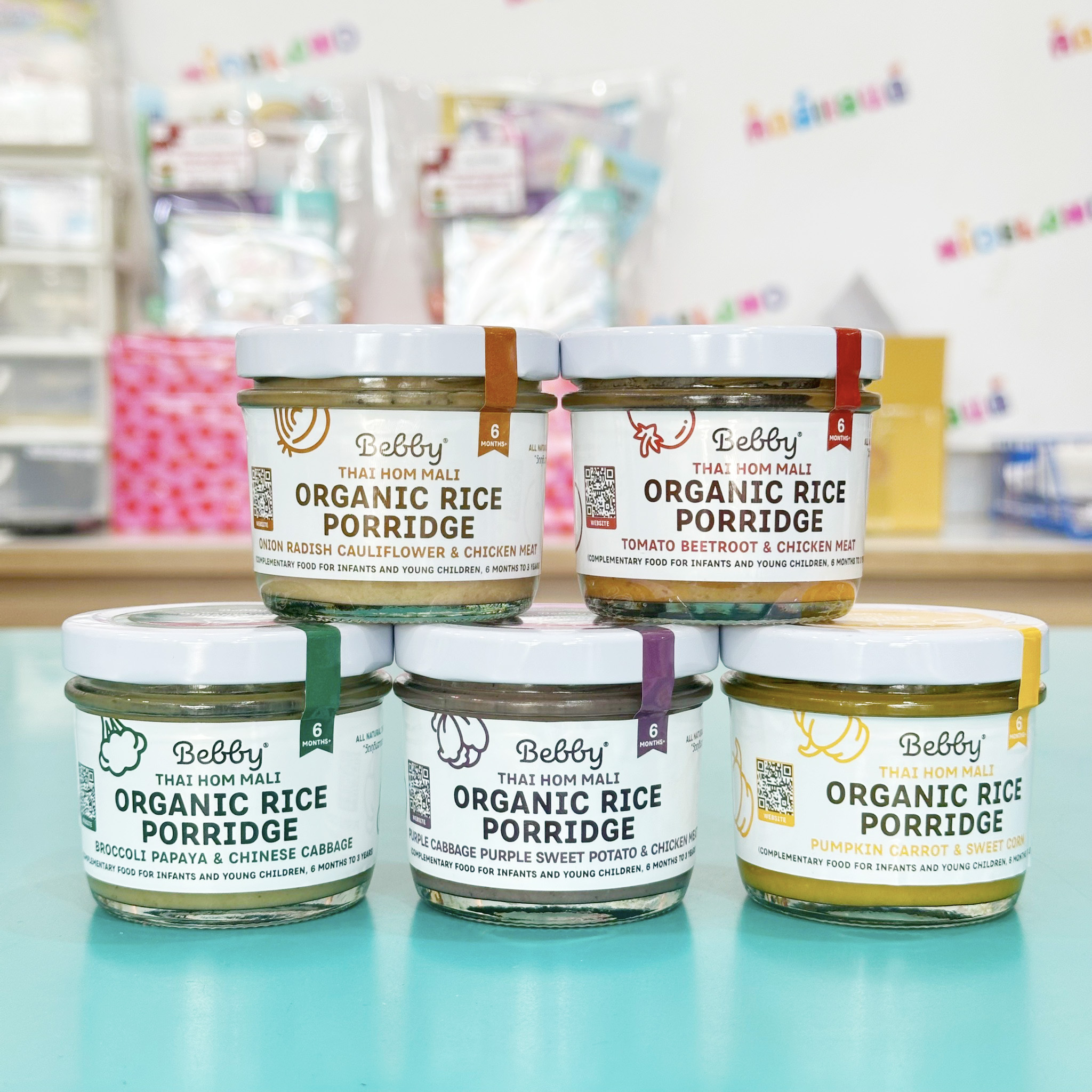 Bebby แบ๊บบี้ โจ๊ก ข้าวหอมมะลิออร์แกนิค อาหารเสริม สำหรับเด็ก