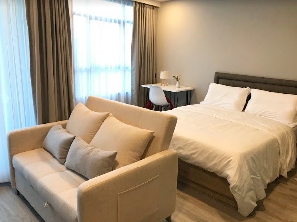 ให้เช่าคอนโด มาเอสโตร 19 รัชดา19-วิภา พื้นที่ 29 ตร.ม. 1 ห้องนอน เช่า 12,000 บ/ด