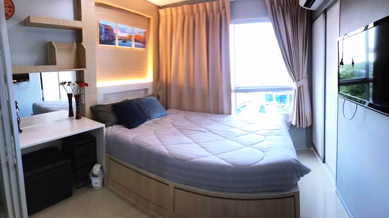 ให้เช่าคอนโด ลุมพินี พาร์ค พระราม 9–รัชดา พื้นที่ 26.5 ตร.ม. 1 ห้องนอน เช่า 11,000 บ/ด