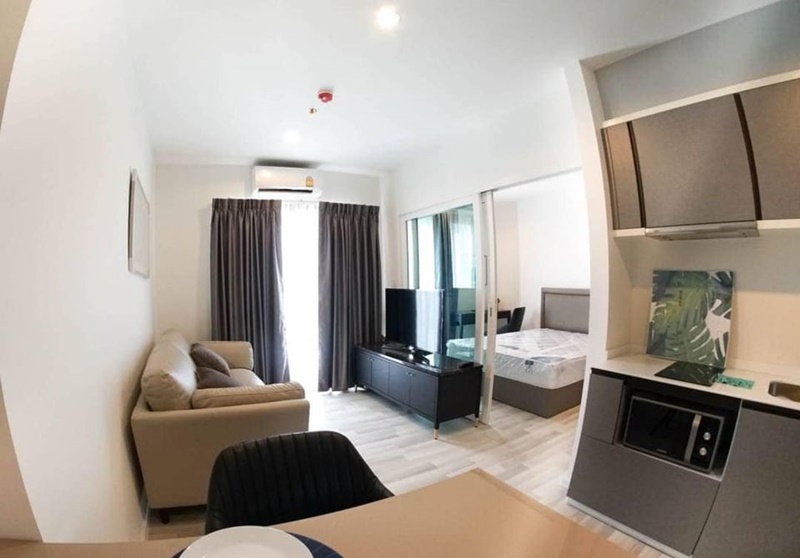 ให้เช่าคอนโด เดอะคีย์ สาทร-เจริญราษฎร์ พื้นที่ 35 ตร.ม. 1 ห้องนอน เช่า 14,000 บ/ด