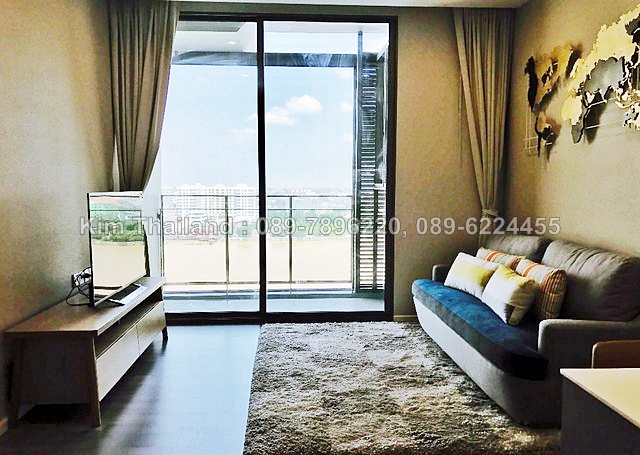 ให้เช่าคอนโด 333 ริเวอร์ไซด์ พื้นที่ 46 ตร.ม. 1 ห้องนอน ให้เช่า 25,000 บ/ด
