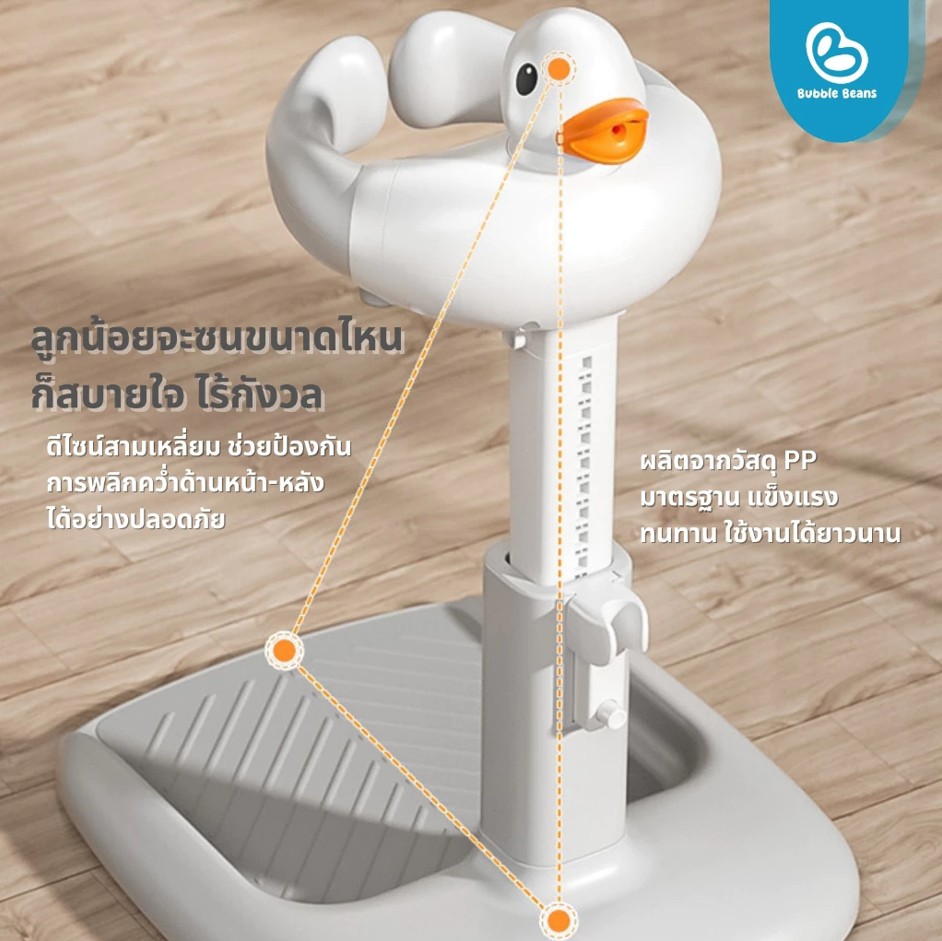 Bubble Beans อ่างอาบน้ำเด็กมีขาตั้ง เบาะเปลี่ยนผ้าอ้อม ที่ยืนอาบน้ำ ฟองน้ำ สำหรับเด็ก