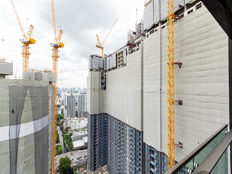 ให้เช่าคอนโด เดอะ ไลน์ อโศก-รัชดา พื้นที่ 34.75 ตร.ม. 1 ห้องนอน เช่า 20,000 บ/ด