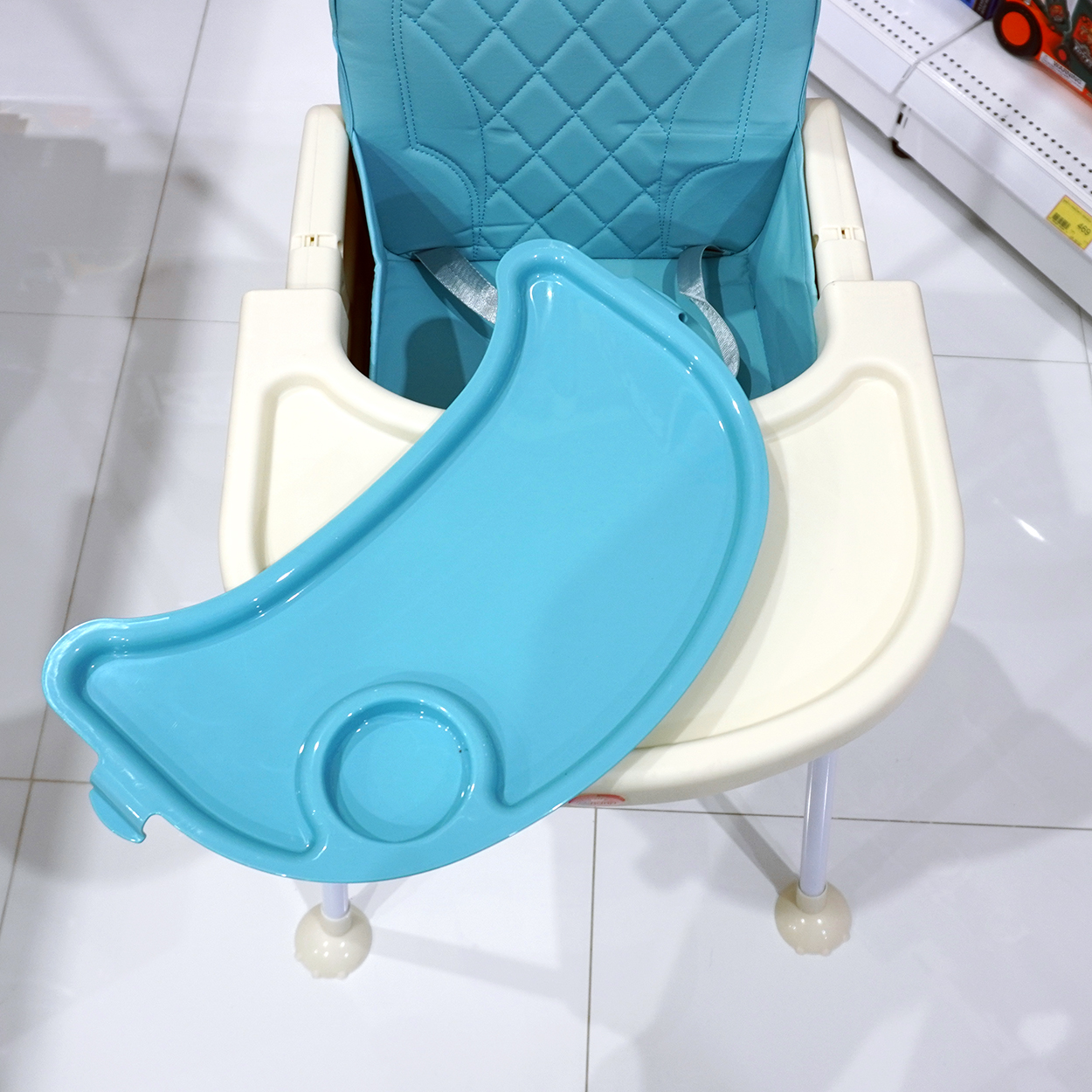 Minana เก้าอี้ทานข้าว สำหรับเด็ก รุ่น 5 in 1 มีล้อ มีด้ามเข็น