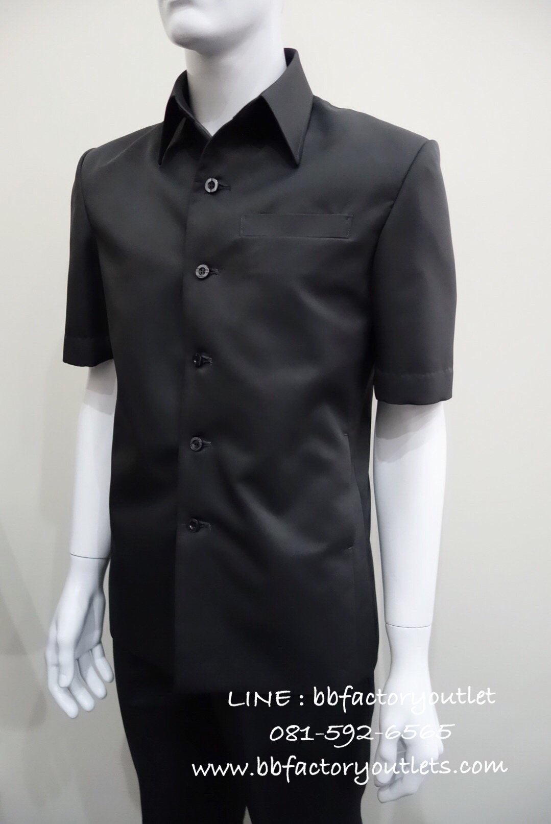 เสื้อซาฟารีสูท (สีเทาแกมเขียว)
