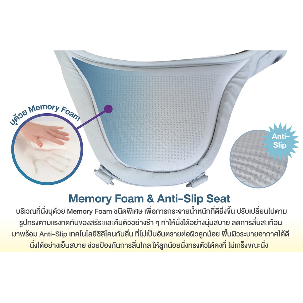 GLOWY Star เป้อุ้มเด็ก ฮิปซีท รุ่น Hip (Ster) Seat Neo Plus