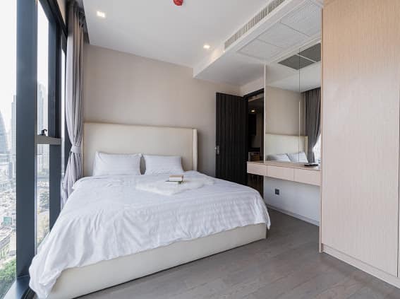 ให้เช่าคอนโด แอชตัน อโศก พื้นที่ 47 ตร.ม. 2 ห้องนอน ให้เช่า 55,000 บ/ด