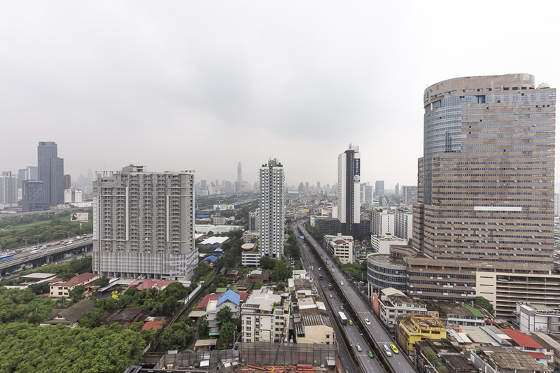 ให้เช่าคอนโด เดอะ ไลน์ อโศก-รัชดา พื้นที่ 34.75 ตร.ม. 1 ห้องนอน เช่า 25,000 บ/ด