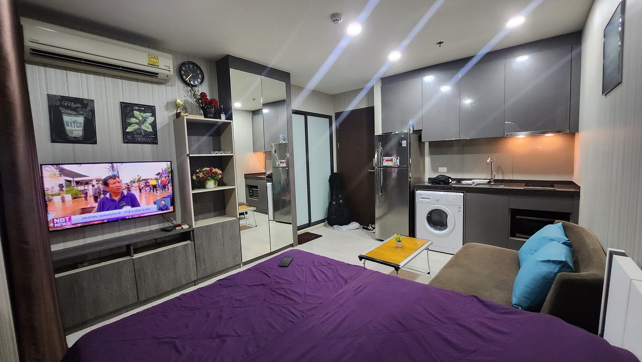 ให้เช่าคอนโด ริทึ่ม อโศก พื้นที่ 22 ตรม. ห้องสตูดิโอ ราคาเช่า 14,000 /เดือน