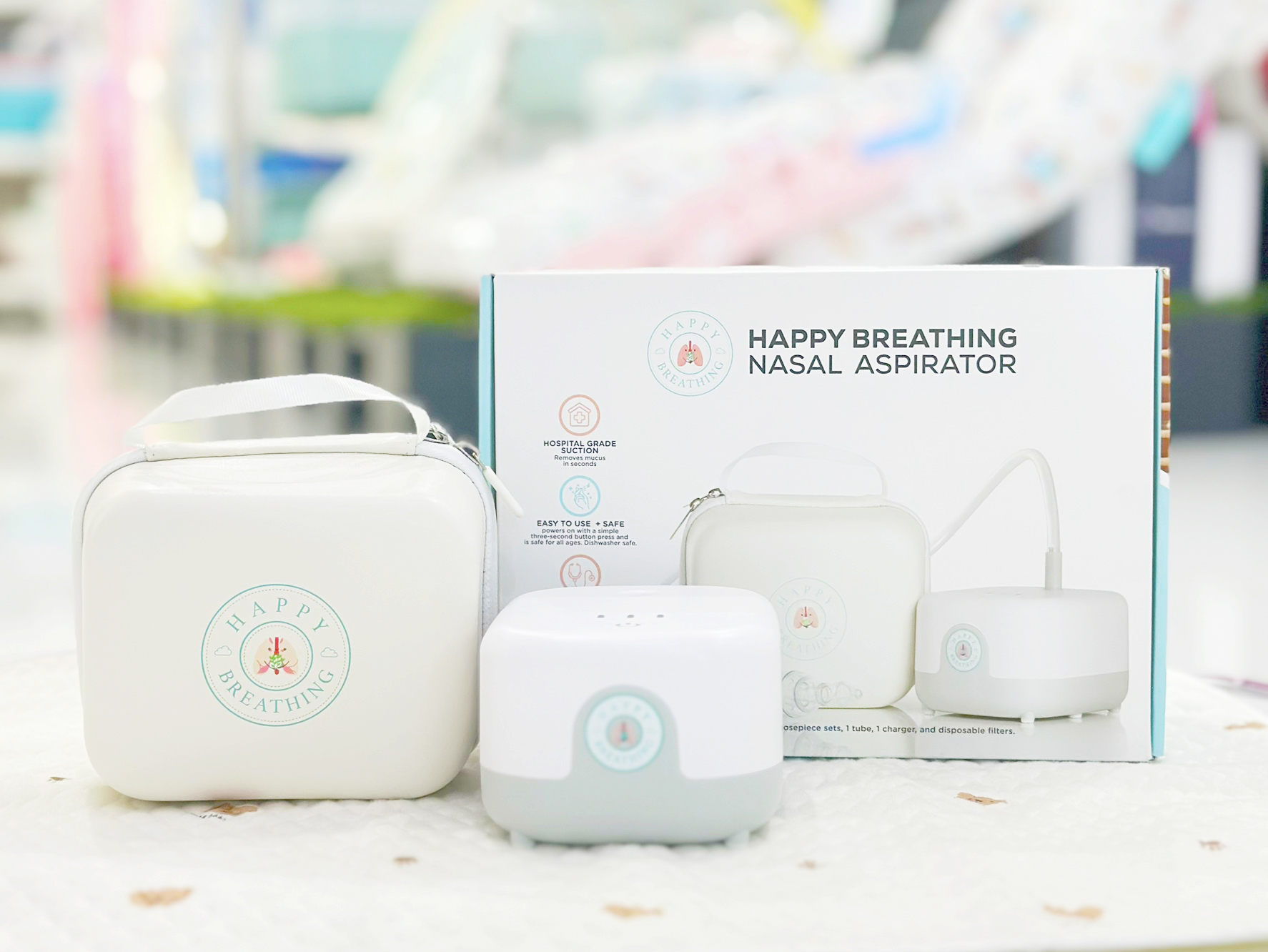 Bebeplay เครื่องดูดน้ำมูกอัตโนมัติ เครื่องดูดน้ำมูกสำหรับเด็ก