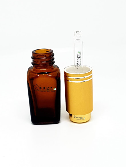 ขวดเซรั่มสีชา+ดร๊อปเปอร์หัวกด ขนาด15ml.