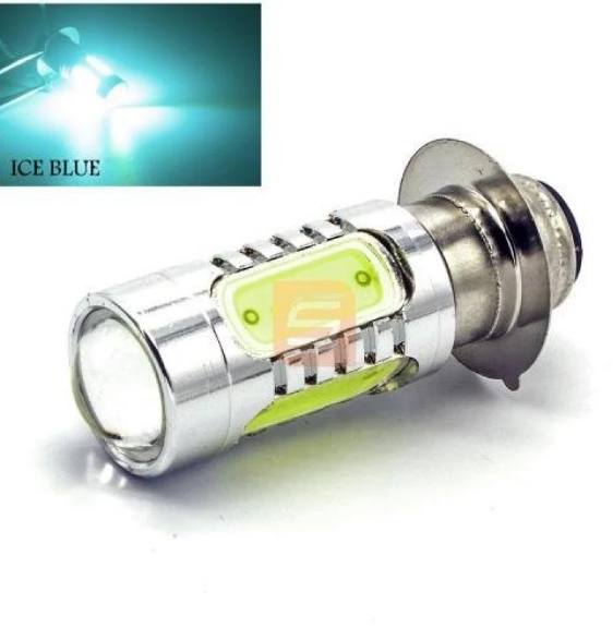 LED หลอดไฟ มอเตอร์ไซค์ ขั้ว M5 สีฟ้า ICE BLUE (1 หลอด)