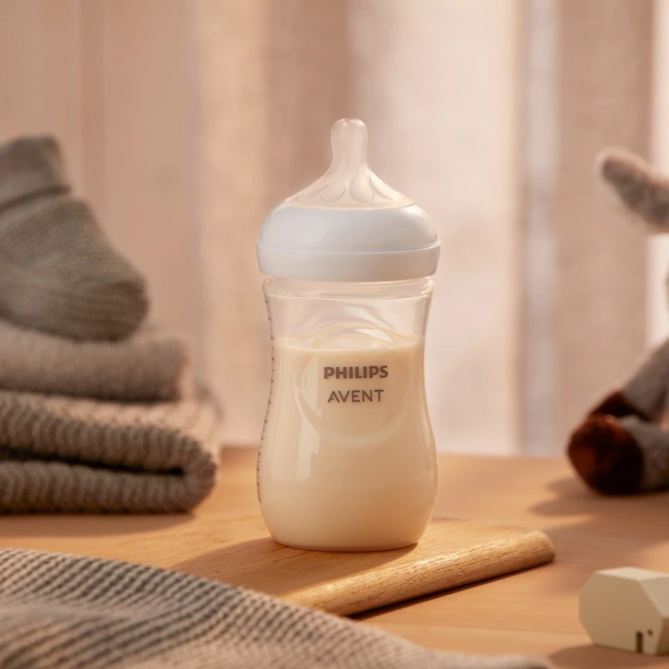 Philips Avent ขวดนมพร้อมจุกนมซิลิโคน ขวดนมทารก รุ่น Natural