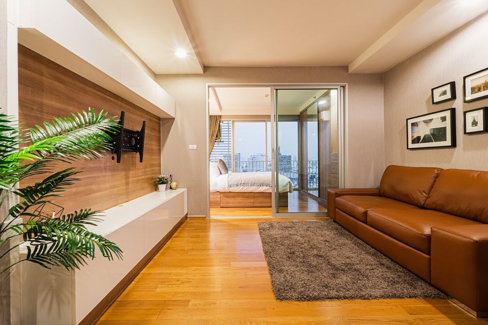 ให้เช่าคอนโด Abstracts Phahonyothin Park แอ็บสแตร็กส์ พหลโยธิน พาร์ค รูปแบบห้อง ( 1 ห้องนอน 1 ห้องน้ำ ) ห้องขนาด 38 ตรม. ชั้น 1X-20 อาคาร A