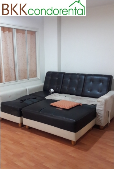 ให้เช่าคอนโด ลุมพินี วิลล์ ศูนย์วัฒนธรรม พื้นที่ 35 ตร.ม. 1 ห้องนอน เช่า 9,500 บ/ด