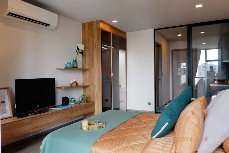 ให้เช่าคอนโด ริทึ่ม เอกมัย พื้นที่ 30.5 ตร.ม. 1 ห้องนอน เช่า 20,000 บ/ด