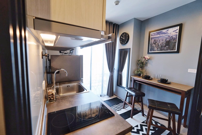 ให้เช่าคอนโด เดอะ เบส พาร์ค เวสต์ พื้นที่ 30 ตร.ม. 1 ห้องนอน เช่า 16,000 บ/ด