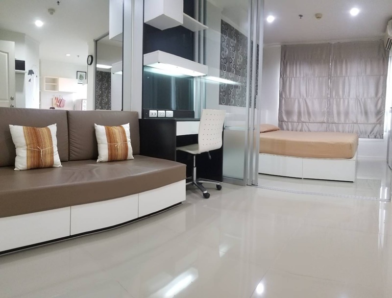 ให้เช่าคอนโด ลุมพินี วิลล์ ลาซาล-แบริ่ง พื้นที่ 26 ตร.ม. 1 ห้องนอน เช่า 6,500 บ/ด